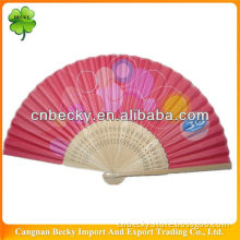 Household bamboo hand cheap folding fans